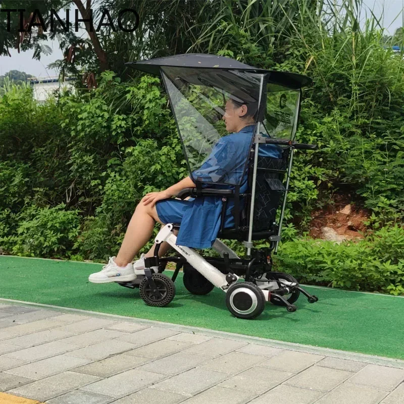 Electric Scooter Rain Cover - Scooter completamente automático silla de ruedas