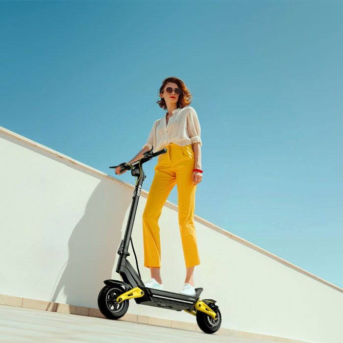 Folding Electric Scooter - Patinete eléctrico ligero de doble suspensión