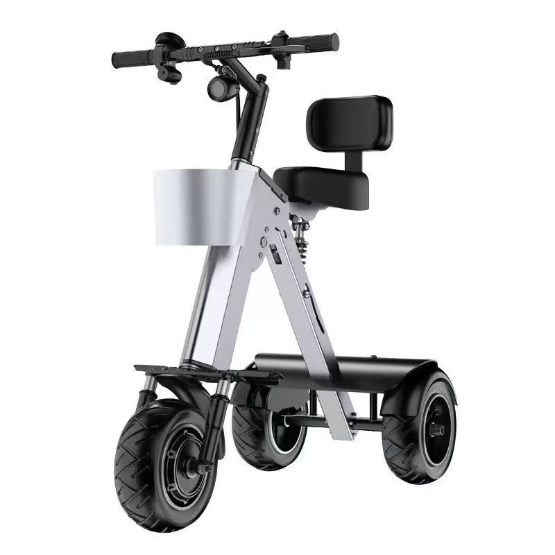 Folding Electric Scooter - Coche eléctrico plegable, triciclo eléctrico pequeño,