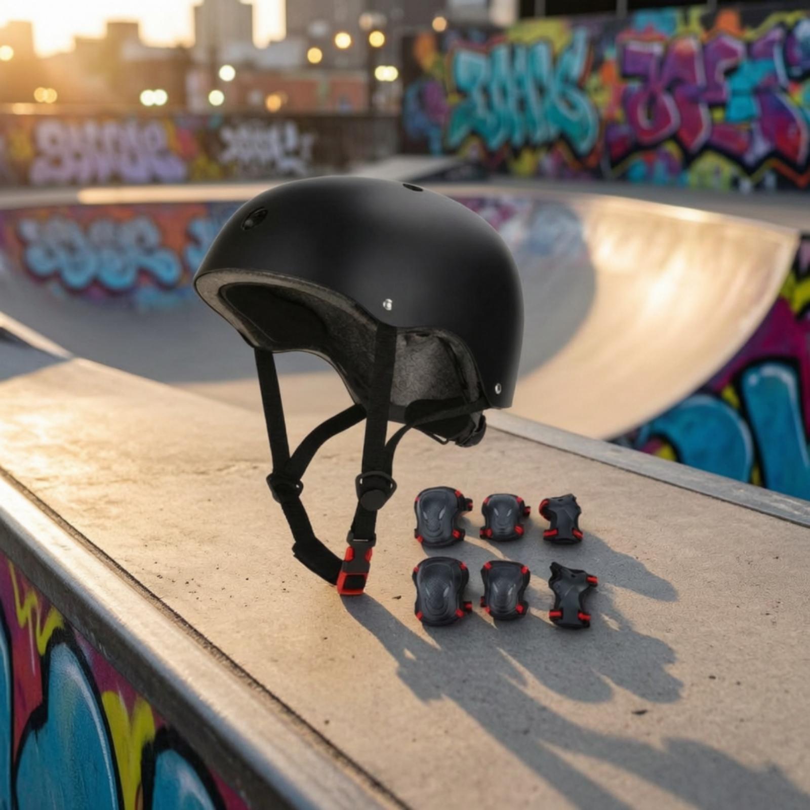 Casco de skate con carcasa ríg - Scooter Helmet Set reseña y precio