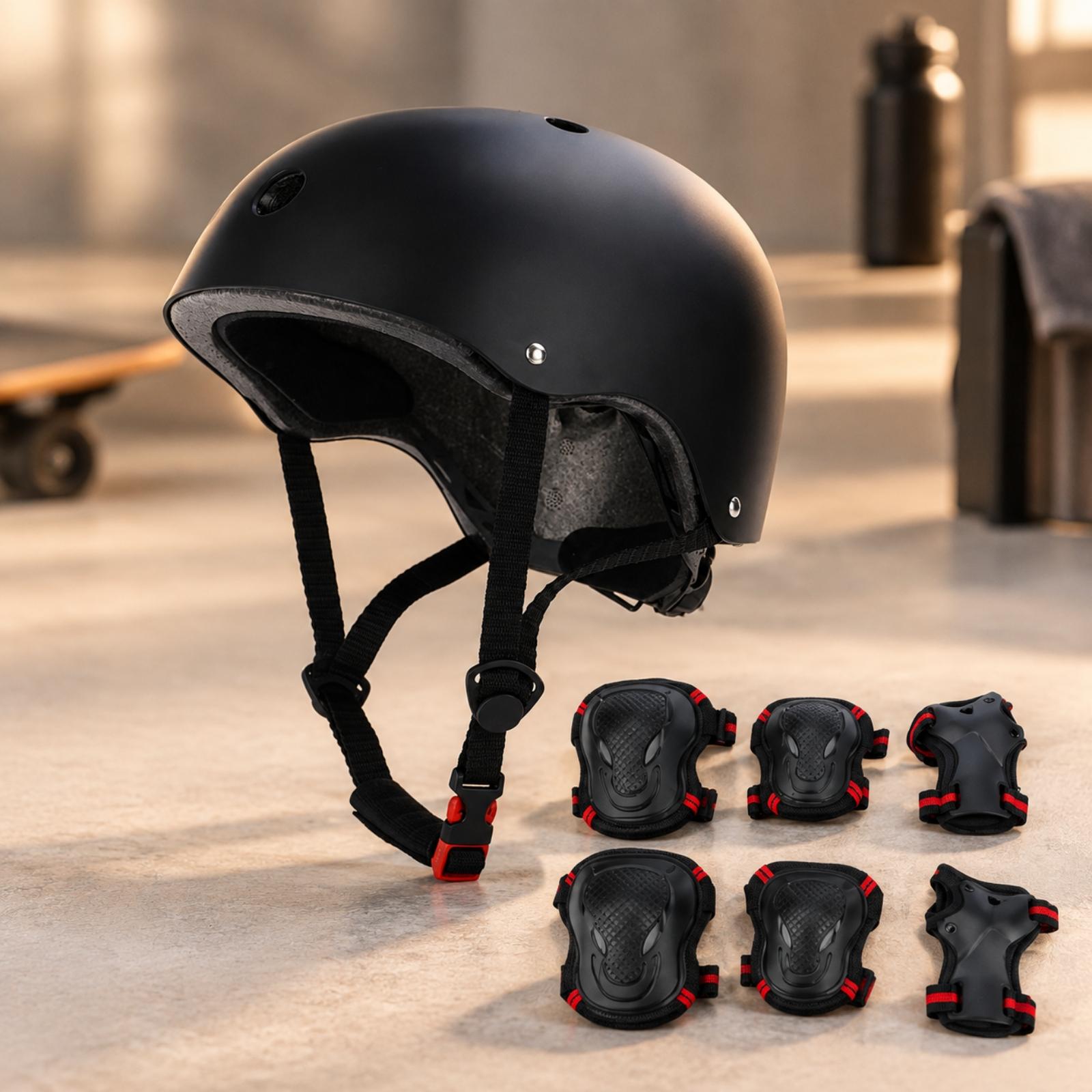 Casco de skate con carcasa ríg - Scooter Helmet Set reseña y precio