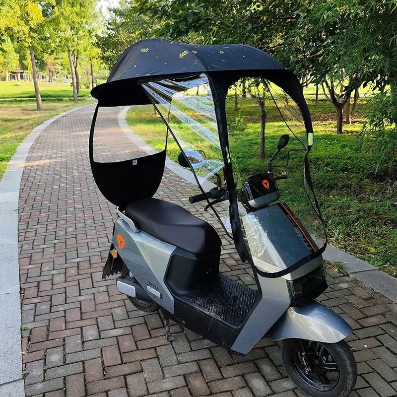 Parasol para bicicleta eléctri - Electric Scooter Rain Cover reseña y precio