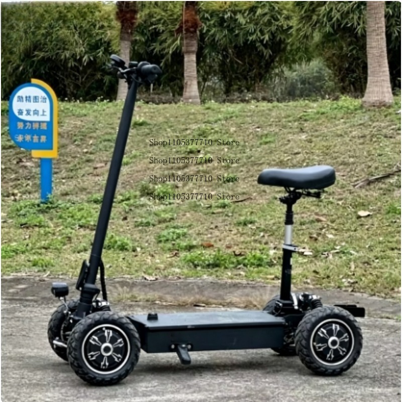 Scooter Eléctrico de Cuatro Ru - Folding Electric Scooter reseña y precio