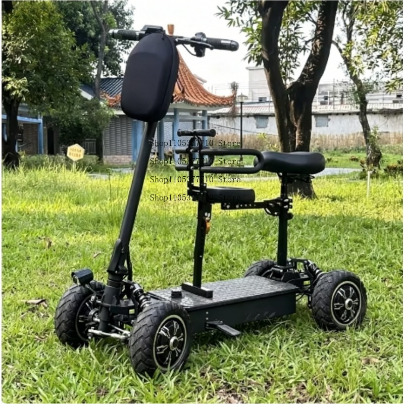 Scooter Eléctrico de Cuatro Ru - Folding Electric Scooter reseña y precio